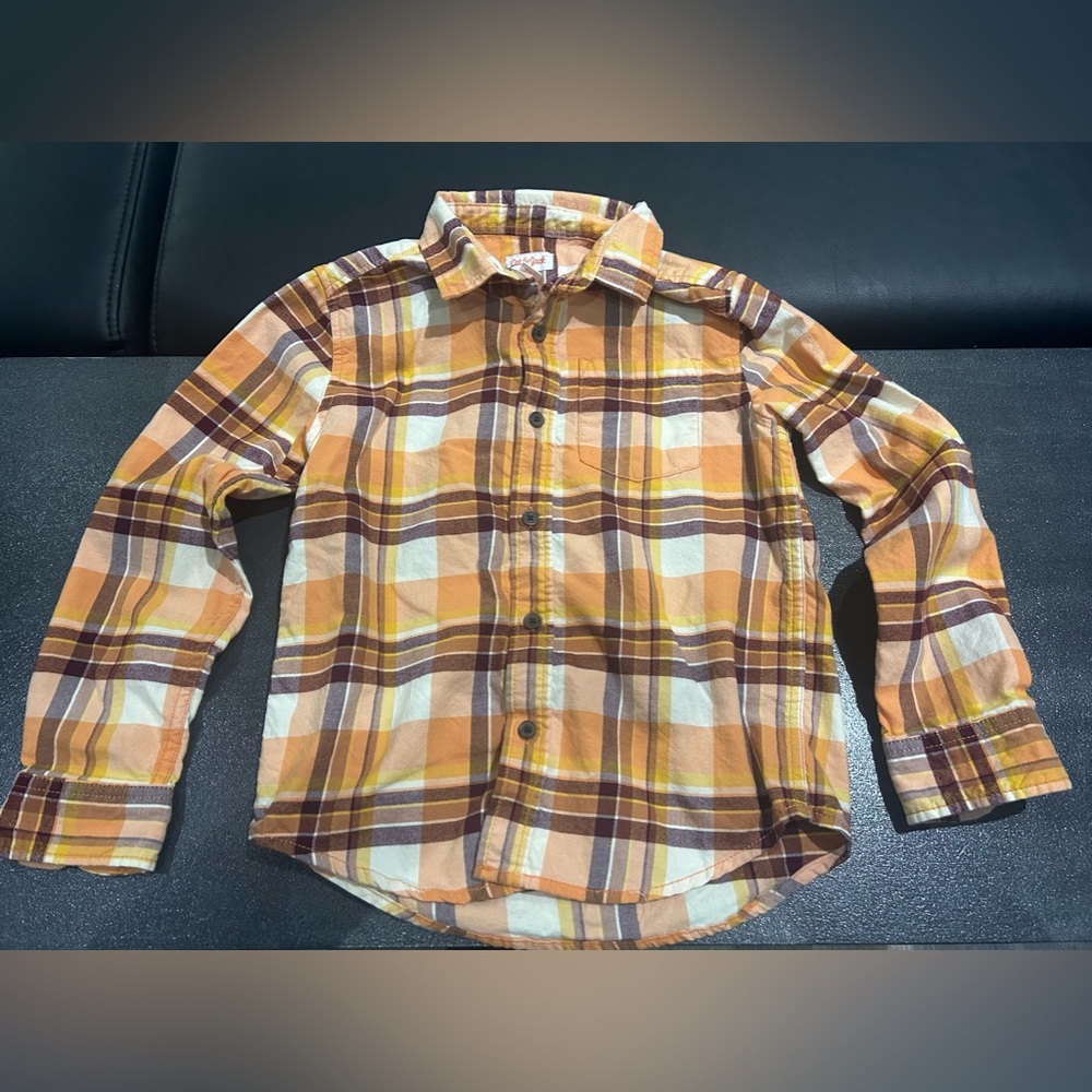 Boys NWOT Cat & Jack Flannel Shirt Sz. 6/7